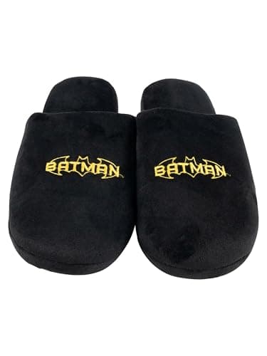 Image of United Labels DC Comics Batman Slippers for Men – Slippers Black, black, 10 UK