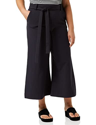 Image of French Connection Whisper Ruth Belted Culottes,Utility Blue,14