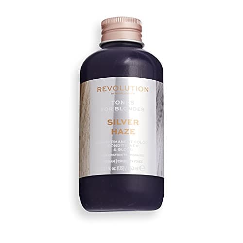 Image of Revolution Beauty London Haircare tones for Blondes, Add A Hint Of Colour, Transform and Condition Hair, Silver Haze