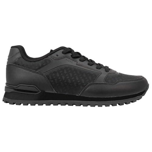 Image of BOSS Men's Parkour-l_Runn_txhfm Trainers, Black, 10.5 UK