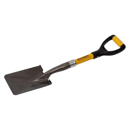 Image of Roughneck Micro Shovel, Heavy-Duty Square Blade, Short Shaft for Small, Compact Spaces, to Shovel Material Out of Bulk Bags - 690mm (27")