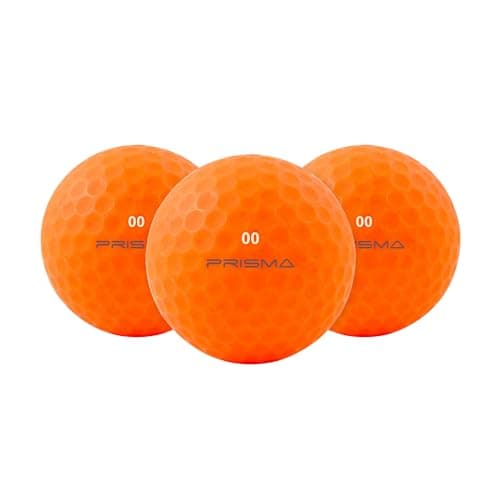 Image of Masters Prisma Titanium Golf Balls (Pack of 12) - Orange, One Size