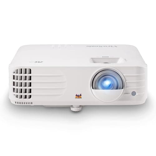 Image of Viewsonic PX701-4K UHD Home Cinema DLP Beamer (4K, 3,200 ANSI Lumens, 2x HDMI, 10 Watt Speaker, 1.1x Optical Zoom, HDR) White