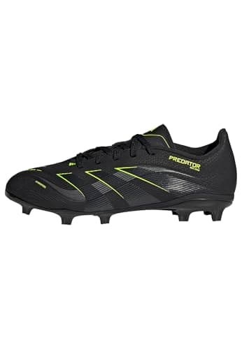 Image of adidas Unisex League Firm Ground/Multi Ground Football Boots Kids, Core Black/Carbon/Lucid Lemon, 11 UK Child