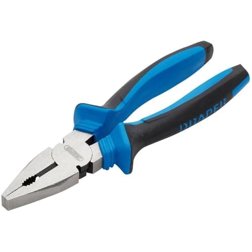 Image of Draper 44139 Combination Plier with Soft Grip, 200mm , Blue