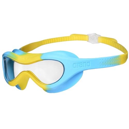Image of ARENA Spider Kids Mask Anti-fog Swimming Goggles, Swimming Mask with Large Lenses, Medium-Dark Lenses for Any Environment, UV Protection, Self-Adjusting Nose Bridge, Close-Fitting