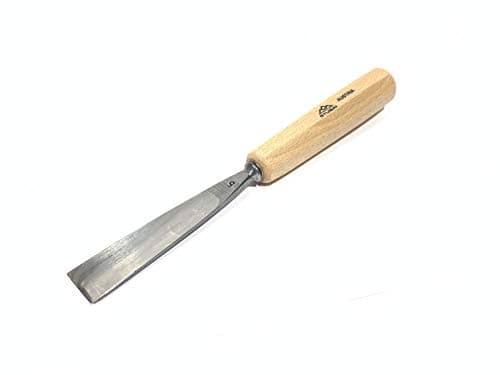 Image of Stubai 550508 Type 5 Long/Polished Wood Carving Chisel, Grey/Beige, 8 mm