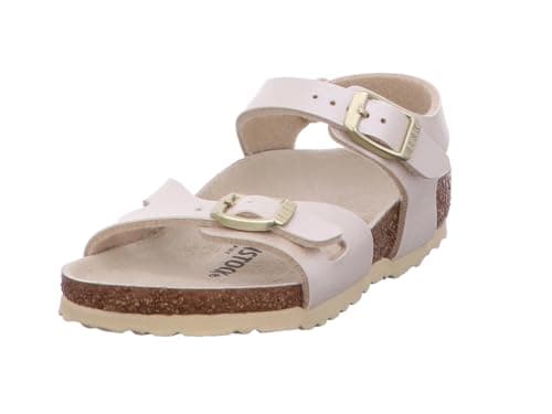 Image of Birkenstock Women's Sandals Arizona SFB Ant Wht Sd N, White, 6-6.5 Narrow