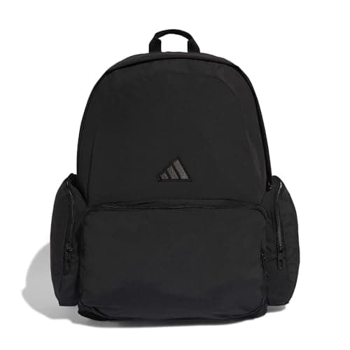 Image of adidas Unisex ESSENTIALS SUPERSIZE BACKPACK, black/white, One size