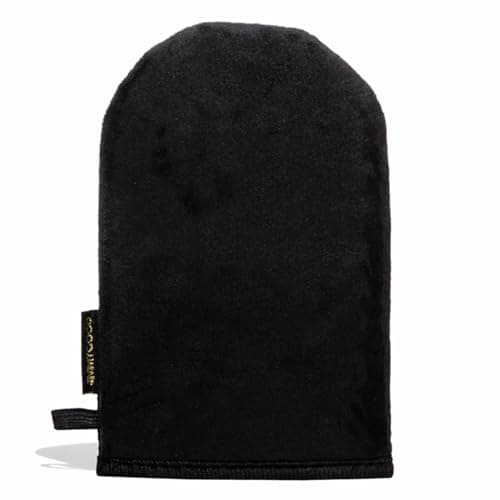 Image of Jimmy Coco Buff & Glow Mitt – Full Body Self-Tan Applicator for Flawless, Streak-Free Results – Reusable Luxury Tanning Tool for Fake Tan, Self-Tanner & Body Blending (Black)