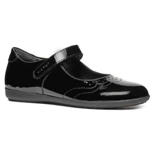 Image of Geox Girls J Iberide G Ballet Flat, Black, 2 UK