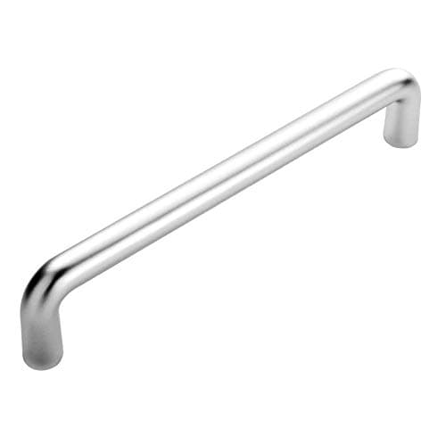 Image of Euroart Door Pull Handle Bolt Through D Shape Aluminium 19x225mm