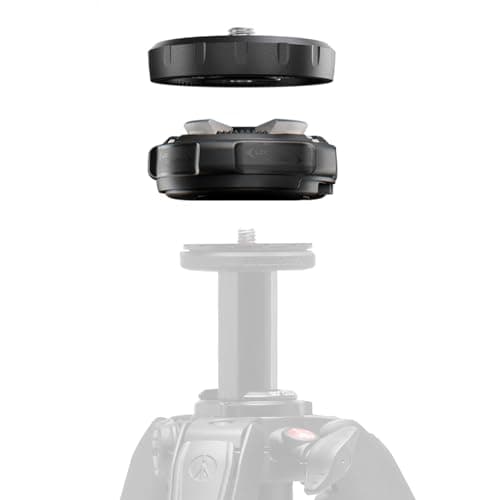 Image of Manfrotto XCHANGE Quick Release, Universal System for Tripod-Slider-Accessories,Base and Plate Mechanism, 20kg Payload, Lightweight Aluminium, 3/8” & 1/4” Threads, for Photo, Video and Lighting Gear