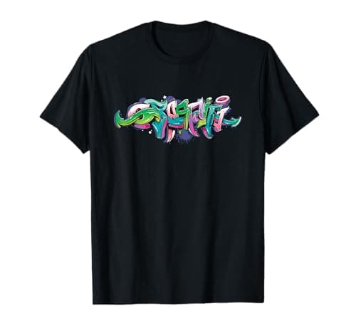 Image of Graffiti Artist Street Art Graffiti Tag Urban Graffitis Rap T-Shirt