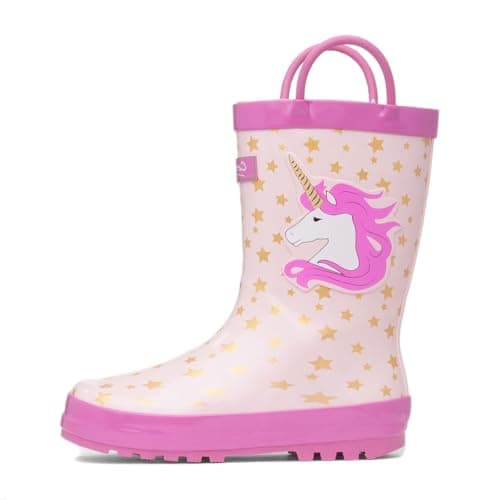 Image of Cotswold Puddle Waterproof Pull On Boot Unisex Kids Unicorn Size 13