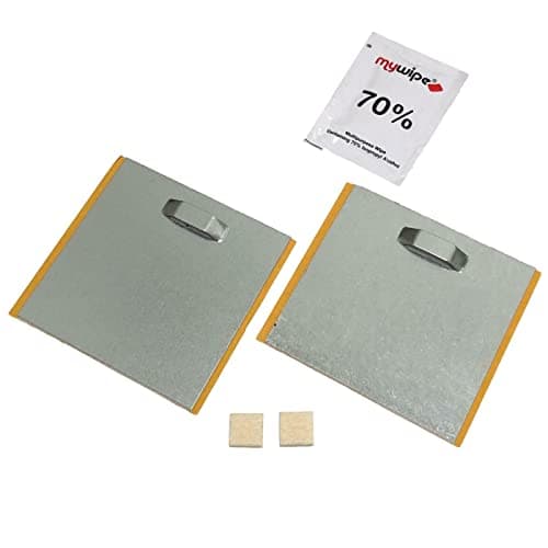 Image of Taskar Picture Hanging Plate Kit Self Adhesive for Art, Panels, Mirrors 100x100mm