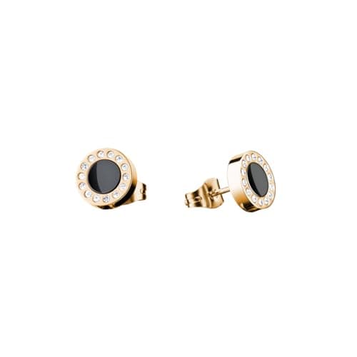 Image of BERING women's earrings in shiny gold - Arctic Symphony Collection with stainless steel - 707-260-05
