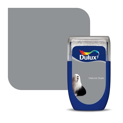 Image of Dulux Walls & Ceilings Tester Paint, Natural Slate, 30 ml