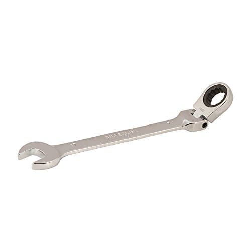 Image of Silverline 580470 Flexible Head Ratchet Spanner 17 mm