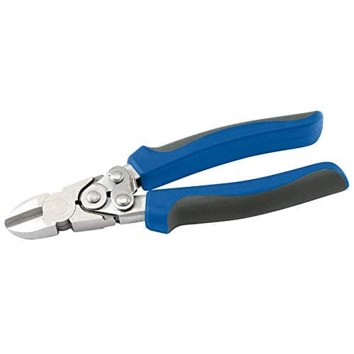 Image of Draper 81425 Compound Action Side Cutter, Blue, 180 mm