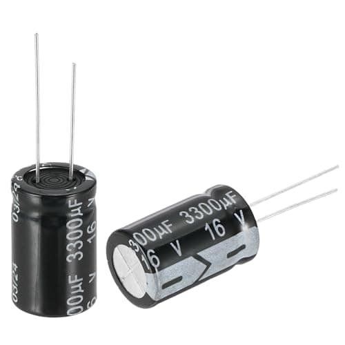 Image of sourcing map 3300uF 16V 13x21mm Electrolytic Capacitor, Radial Leads Aluminum Capacitors for TV, VCD, LCD Monitor, Speaker, 20Pcs