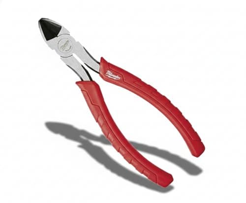 Image of Milwaukee 48 22 6106 6-Inch/160 mm Diagonal Cutting Pliers - Red/Black/Silver