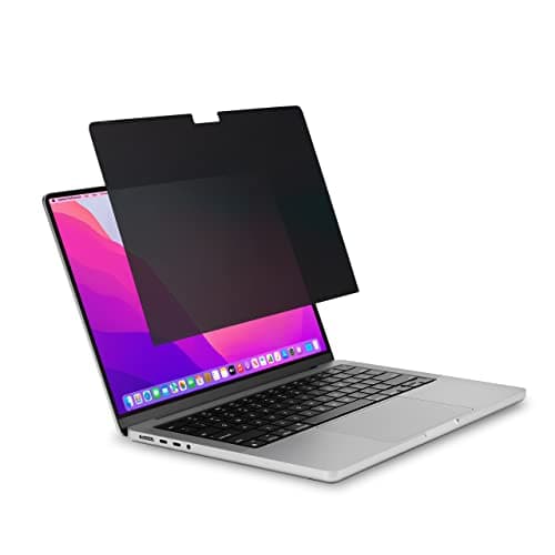 Image of Kensington MagPro Elite Magnetic Privacy Screen Filter Designed for MacBook Pro 14" (2021 & Newer) Including M3, M3 Pro/Max, Removable Protector, Anti-Glare, Blue Light Reduction (K58370WW)