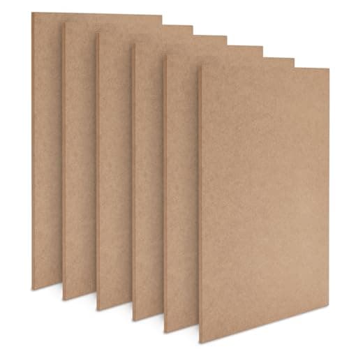 Image of Bright Creations MDF Board, 27.9 x 35.5 cm, 11 x 14 Inches (6 Pack)