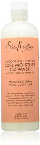 Image of Shea Moisture Coconut and Hibiscus Co-Wash Conditioning Cleanser 13oz