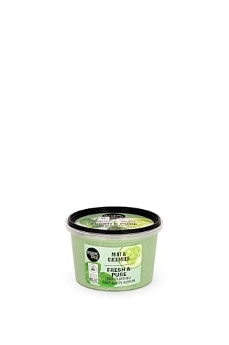Image of Organic Shop 250ml Body Scrub Fresh & Pure Exfoliating Mint & Cucumber