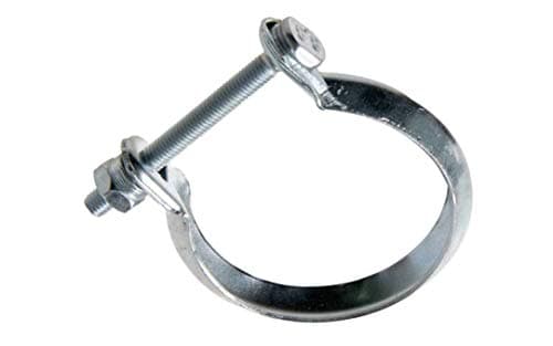 Image of ASC Exhaust Clamp C-Type Clamp 79mm Silver Compatible with: C-Crosser, C4, C5, C6, C8, Dispatch