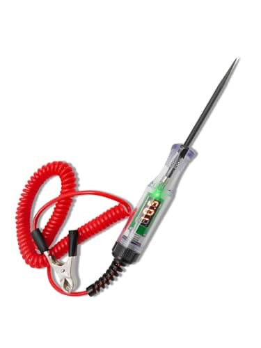Image of Ruimooto Voltage Tester Car Circuit Test Pen, 5-120 V DC, Digital LCD Indicator, Crocodile Clip, Spring Wire, Car Test Lamp