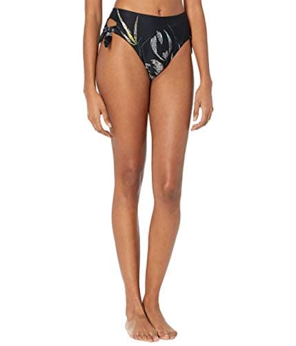 Image of O'NEILL Monsoon Side Tie High-Waisted Bikini Bottoms - black - XS