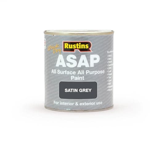 Image of RUSTINS ASAP Paint, Grey, 1 L (Pack of 1)