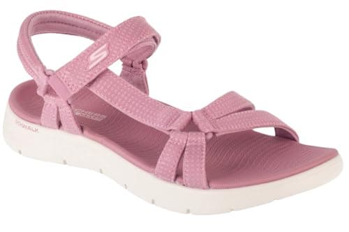 Image of Skechers Women's Go Walk Flex Sandal Sublime Sandals, Mauve Textile, 7 UK