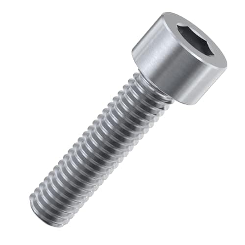 Image of Accu - M6 x 20mm Full Thread Cap Head Screws (DIN 912) - Stainless Steel (A2) (Pack of 20)
