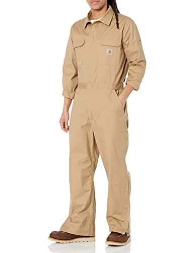 Image of Carhartt Men's Rugged Flex Canvas Coverall, Dark Khaki, XX-Large Shorts