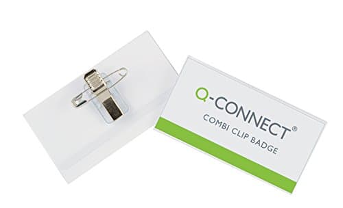 Image of Q-Connect Combination Badge 54x90mm (Pack of 50)
