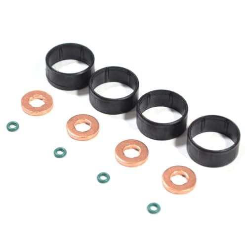 Image of ROBUST Fuel Injector Seal Washer O-ring Set for Ford Fiesta Fusion Citroen C1 C2 C3 1.4 Hdi 204698 2S6Q-9A510-AA 2S6Q9A510AA 2S6Q9E568AB