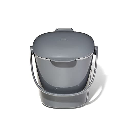 Image of OXO Good Grips Easy-Clean Compost Bin - Charcoal - 2.83 Litre