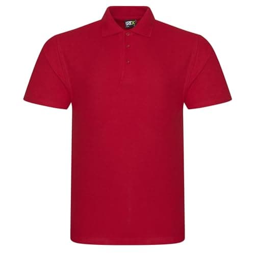 Image of PRO RTX Mens Pro Polo Shirt (S) (Red)