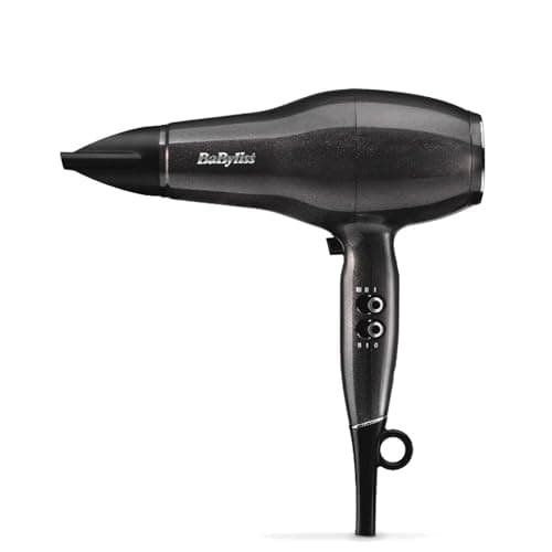 Image of BaByliss 6491U Platinum Diamond 2300 Hair Dryer Grey 3 Heat & 2 Speed Settings