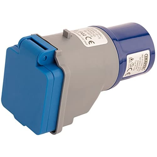 Image of Draper 17574 230V 16A to 13A Moulded Adaptor, Multicoloured
