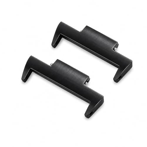 Image of 12mm Adapters For PRX strap Compatible with Tissot PRX Powermatic 80 40mm Watch Band accessories Quick Release link header, Black, 12MM, Modern