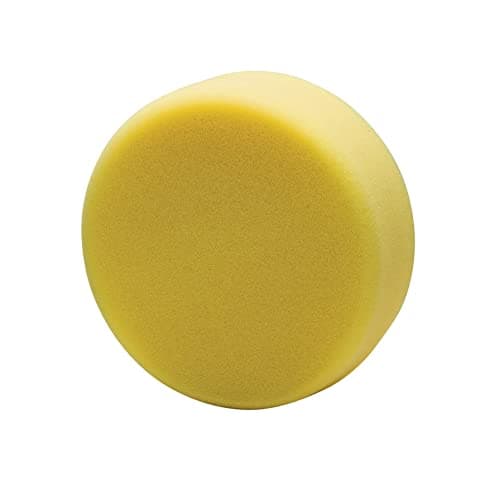 Image of Draper 150mm Polishing Sponge Course Hook and Loop Yellow 15cm 6 Inch 01796