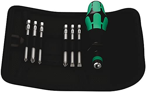Image of Kraftform Kompakt 40 Screwdriver Bit Holding Set, 7 Piece