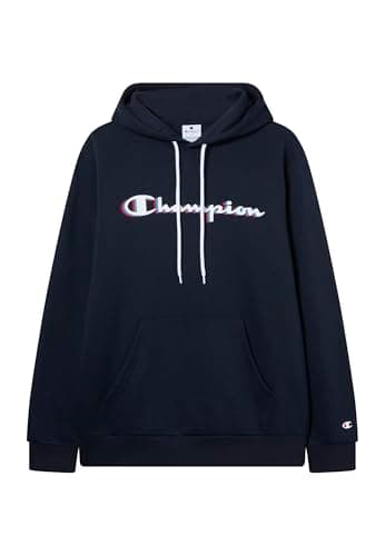 Image of Champion Men's Legacy Man - Big Logo Hoodie, Blue, S