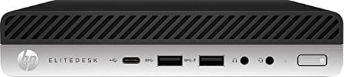 Image of HP EliteDesk 800 G4 8th gen Intel® Core™ i5 i5-8500T 16 GB DDR4-SDRAM 256 GB SSD Black,Silver Mini PC (Renewed)