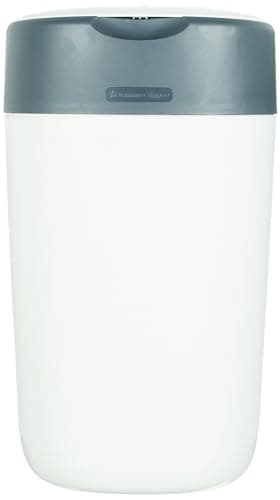 Image of Tommee Tippee Twist and Click Advanced Nappy Disposal Sangenic Tec Bin, White