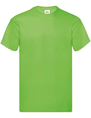 Image of Fruit of the Loom Mens Screen Stars Original Full Cut Short Sleeve T-Shirt (XL) (Lime)